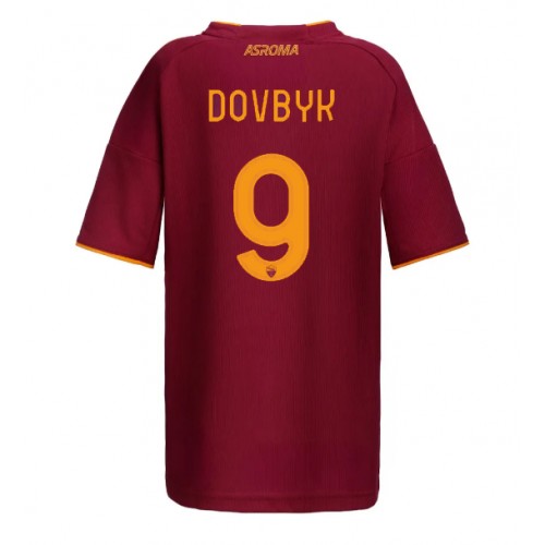 AS Roma Artem Dovbyk #9 Hemmatröja Dam 2025-26 Kortärmad